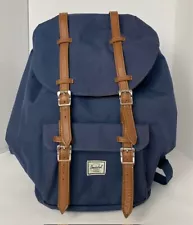 Herschel Backpack Little America Backpack Blue Brown Poor