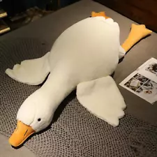 90cm Giant White Goose Plush Toy - Soft Stuffed Animal Duck Pillow Cushion