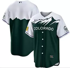 Colorado Rockies New City Connect Colorful Colorado Printed Jersey