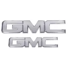 Chrome Frt Rear Billet Aluminum Grille GMC Emblem Combo Kit For 15-19 GMC Canyon (For: 2015 GMC Canyon)