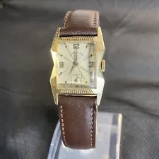 New ListingVtg Lord Elgin 14k Gold Filled Second Hand Manual Works Watch Video