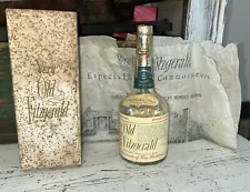 old fitzgerald bourbon Bottle , Box, Tissue Paper 1/2 Pint