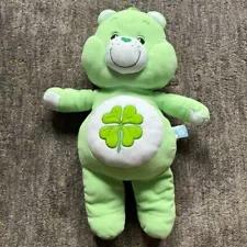 Care Bears Lucky Good Luck Green Plush Stuffed Bear 2002 29” Huge!!!