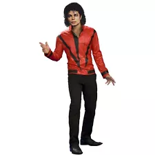 MICHAEL JACKSON MEN (L) *THRILLER JACKET* COSTUME DANCE FLASHY RED BLACK 80s!