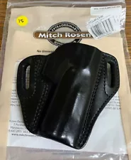 Mitch Rosen RH Black Leather OWB Holster for SIG P210 Carry