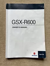 Suzuki GSXR 600 L4 2014 OWNERS Manual