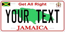 Jamaica Crest License Plate Personalized Car Auto Bike Motorcycle Custom