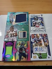 Seattle Seahawks 5 Card Rc Patch Auto Numbered/75/99/125/199 Lot. D'wayne...