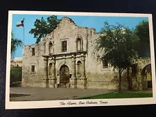 VTG POSTCARD / the ALAMO / SAN ANTONIO TX