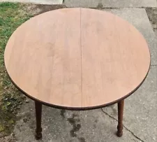 New ListingVintage, Round, Wooden Table. 49" Across, 30" High