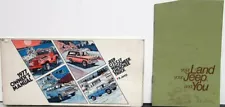 1977 Jeep CJ-5 CJ-7 Cherokee Wagoneer J-10 J-20 Truck Original Owners Manual