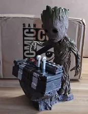 Baby Groot with Bomb Statue Guardians of the Galaxy vol 2 Comic Con Marvel