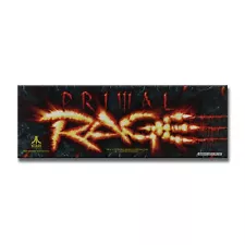 Primal Rage Premium Arcade Marquee For Restoration Backlit Sign