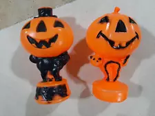 Pair of Vintage Halloween Blow Molds