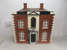 Vintage Wooden Dolls House with Room Furniture