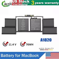 A1820 Battery For MacBook Pro 15'' A1707 Late 2016 Mid 2017 EMC 3162 3072 76Wh