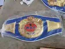 WBF WORLD Boxing Federation Champion Ship Replica boxing Belt Adult size Replica