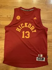 HWC NIGHT adidas Indiana Pacers Hickory Paul George NBA SWINGMAN Jersey XL NWOT