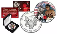 MUHAMMAD ALI Licensed 1oz SILVER AMERICAN U.S. EAGLE in Coin Display Box