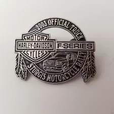 Harley Davidson Ford F-Series Official Truck Vest Pins 2003 Sturgis 1.25"