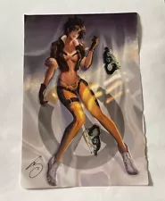 Overwatch Tracer 19” x 13" Poster Print Sexy Hot Man Cave Wall Art Signed