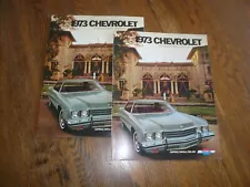 1973 Chevrolet Caprice Impala Bel Air Sales Brochure - Vintage - Two for One