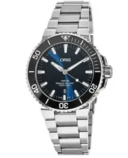 New Oris Aquis Date Automatic Blue Men's Watch 01 733 7732 4135-07 8 21 05PEB