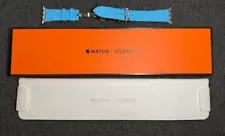 MWNY3AM/A Apple Watch Hermes 41mm Blue Celeste Kilim Band