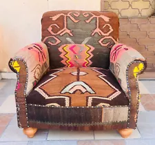 High Quality Handmade Comfortable kilim Armchair,Kilim Upholstery Furniture