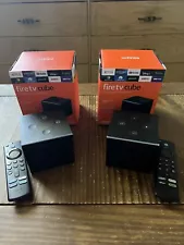 Auction Is For “2” Amazon Fire TV Cubes (2nd Gen) 4K UHD Media Streamers