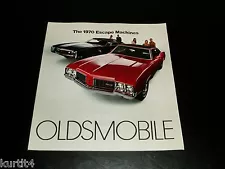 1970 Oldsmobile Full Line 442 Cutlass Toronado Delta 88 sales brochure 48 pg