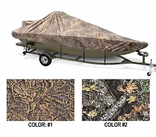 CAMO STYLED TO FIT BOAT COVER COMPATIBLE WITH YARCRAFT 219 TFX 2009-2014