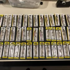 Luck E Strike RC 4 1/2” Susp Lot Of 45 Lures Description For Colors