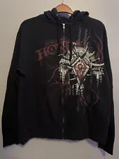 Vtg Designed By Jinx Men For The Horde World Of Warcraft Hoodie Sz XL Black(C118