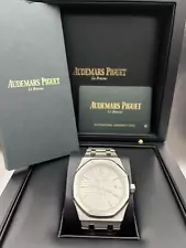 Audemars Piguet Royal Oak 15400ST.OO.1220ST.02 White Dial Box and Papers