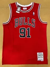 HWC Swingman Chicago Bulls 1997/98 Mitchell & Ness Dennis Rodman #91 jersey