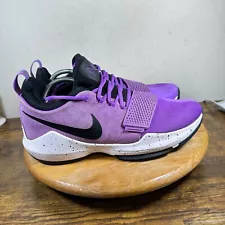 Nike Paul George 1 Bright Violet 2017 Men's Size 12 Basketball Shoe 878627-500