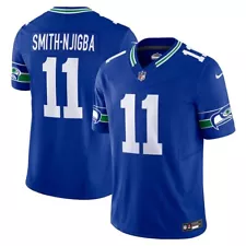 Men's Seattle Seahawks Jaxon Smith Njigba Limited Blue FUSE Vapor Jersey LARGE