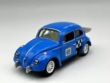 Johnny Lightning 1965 Volkswagen VW Beetle Dragster, Blue, Real Riders, 1:64