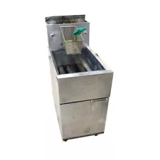 Dean SR42GN Commercial Deep Fryer LP Propane 40lb 110,000BTU w/1 Basket