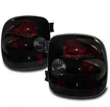 99-04 CHEVY SILVERADO/GMC SIERRA STEPSIDE ALTEZZA TAIL LIGHTS BLACK 00 01 02 03