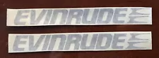 Evinrude decals Boat Motor Trailer Truck