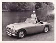 AUSTIN HEALEY HUNDRED SIX, L.H.D. REG No.TOL 230, PERIOD PHOTOGRAPH.