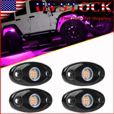 LED Rock Lights Underbody Light 9W For Jeep Offroad Truck ATV UTV 4X4 Car Boat (For: Jeep)