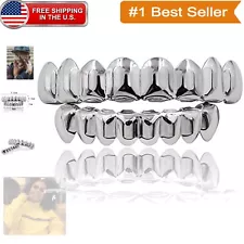 Fashion-Forward 18K Gold Plated Mouth Grillz - Perfect for Parties & Events