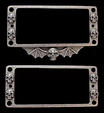 7 STRING SKULL HUMBUCKER PICKUP RINGS for SCHECTER SGR C-7 GUITAR STANDARD omen