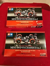 MINI 4WD VS CHASSIS EVO.1 LIMITED EDITION 1/32 SCALE 2 for 1 SALE ESTATE FIND