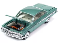 1961 Chevrolet Impala SS 409 Arbor Green Metallic with Light Green Interior