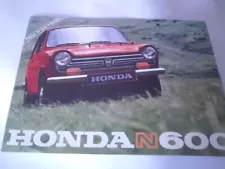 HONDA N600 1967 SALES BROCHURE