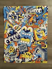 Greg Mike Print Art Poster “Dont Stop Now” 18x24 Limited Edition 150 Signed 2023